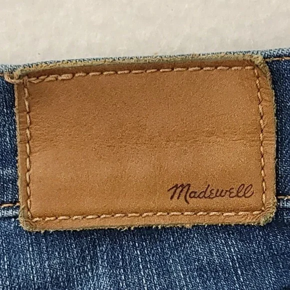 Madewell 9" High Riser Skinny Skinny Jeans Womens Size 27 Blue Stretch Denim - Picture 5 of 16